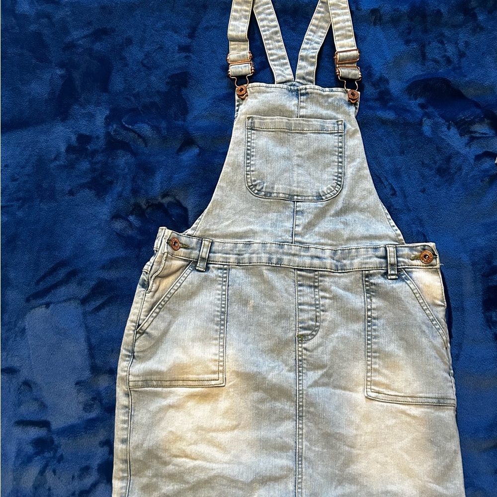 Light Blue Denim Overalls
